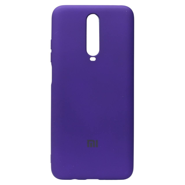 Силиконовый чехол SOFT Silicone Case для Xiaomi Redmi K30/Poco X2 HQ (с логотипом) фиолетовый
