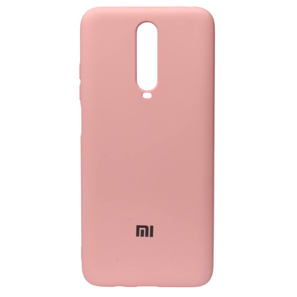 Силиконовый чехол SOFT Silicone Case для Xiaomi Redmi K30/Poco X2 HQ (с логотипом) розовый