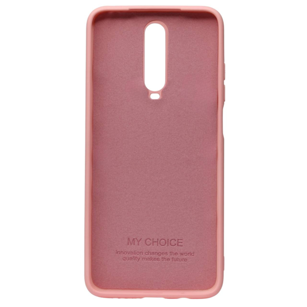 Силиконовый чехол SOFT Silicone Case для Xiaomi Redmi K30/Poco X2 HQ (с логотипом) розовый