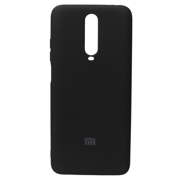 Силиконовый чехол SOFT Silicone Case для Xiaomi Redmi K30/Poco X2 HQ (с логотипом) черный