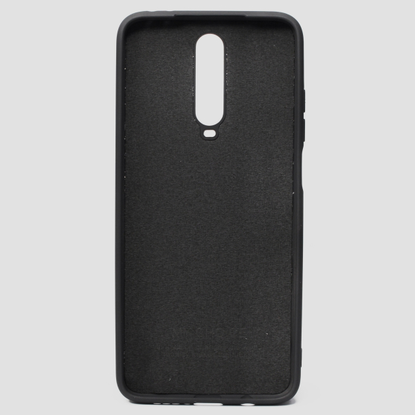 Силиконовый чехол SOFT Silicone Case для Xiaomi Redmi K30/Poco X2 HQ (с логотипом) черный