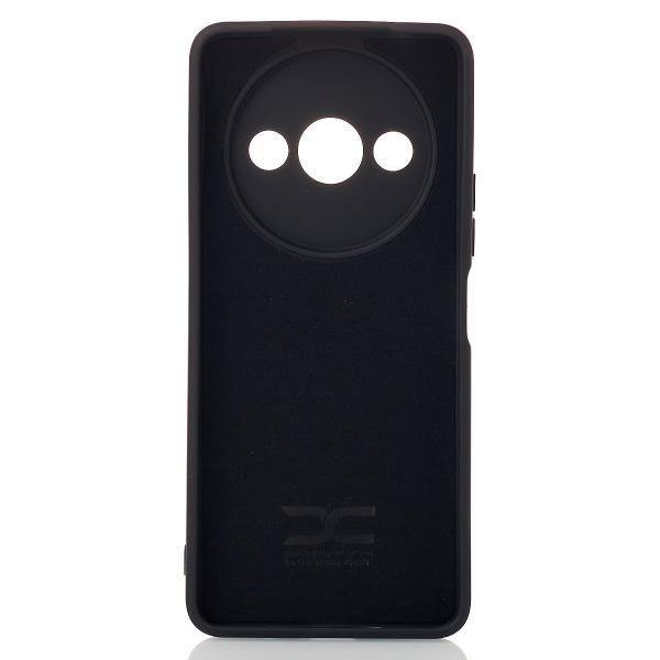 Силиконовый чехол SOFT Silicone Case для Xiaomi Redmi A3/ A3X/ Poco C61 (без лого) черный