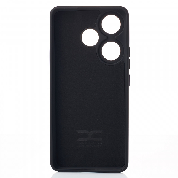 Силиконовый чехол SOFT Silicone Case для Xiaomi Poco F6/Redmi Turbo 3 (без лого) черный