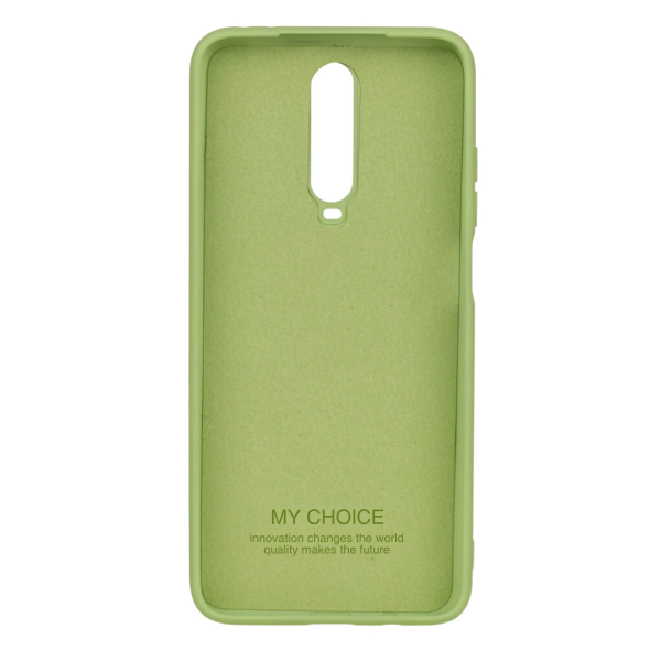 Силиконовый чехол SOFT Silicone Case для Xiaomi Redmi K30/Poco X2 HQ (с логотипом) зеленый
