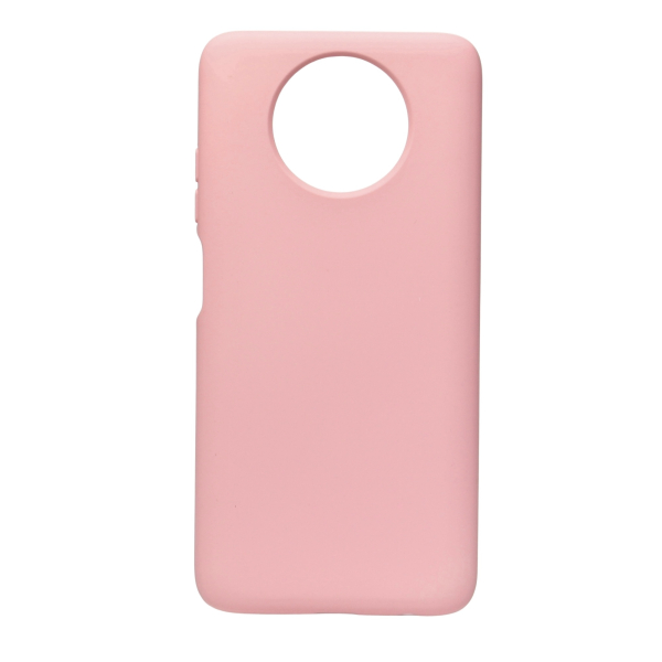 Силиконовый чехол SOFT Silicone Case для Xiaomi Redmi Note 9T (без лого) розовый