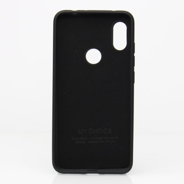 Силиконовый чехол SOFT Silicone Case для Xiaomi Redmi Note 6 Pro HQ (с логотипом) черный