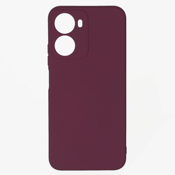 Силиконовый чехол SOFT Silicone Case для Xiaomi Redmi 15A бордовый
