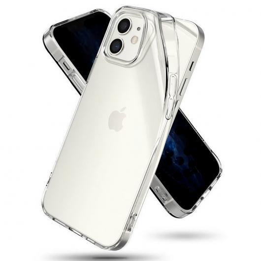 Силиконовый чехол WS для iPhone 12 mini прозрачный