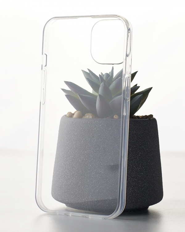 Силиконовый чехол WS для iPhone 14 Plus прозрачный