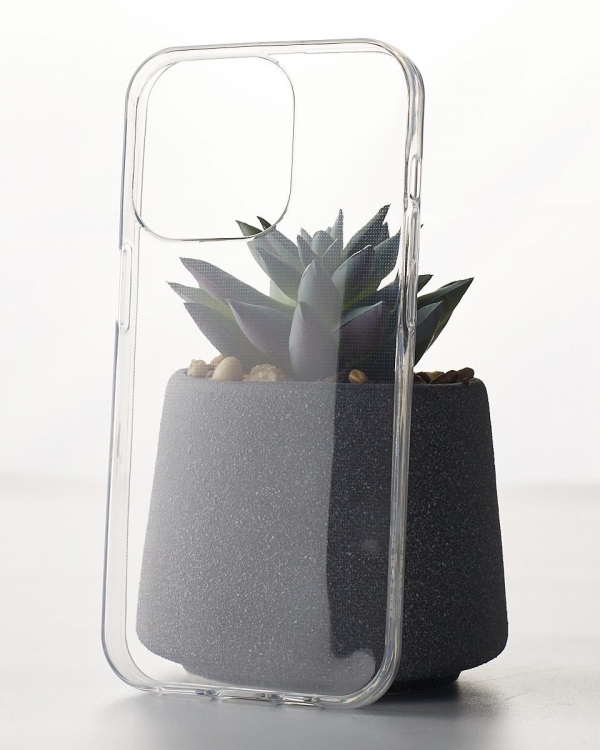 Силиконовый чехол WS для iPhone 14 Pro прозрачный