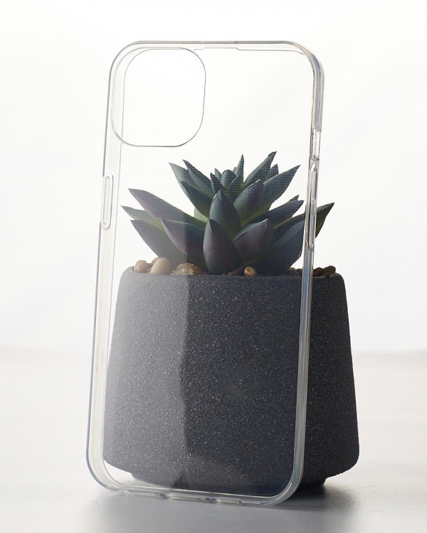 Силиконовый чехол WS для iPhone 14 прозрачный