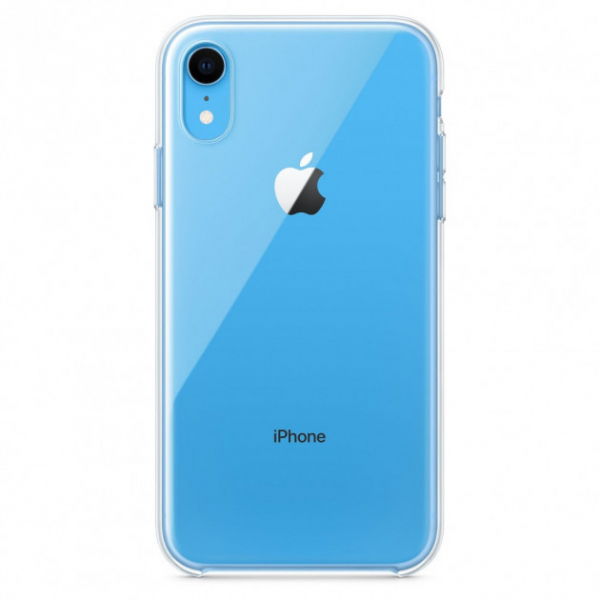 Силиконовый чехол WS для iPhone XR прозрачный