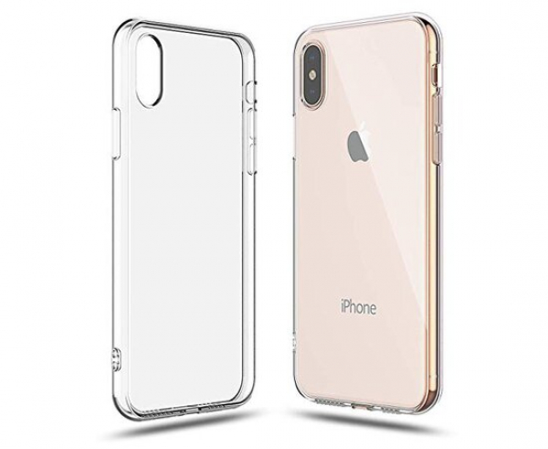 Силиконовый чехол WS для iPhone XS Max прозрачный