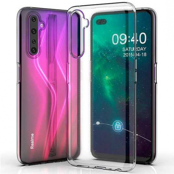 Силиконовый чехол WS для Realme 6 Pro прозрачный