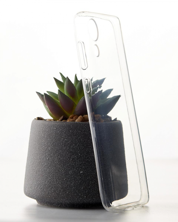 Силиконовый чехол WS для Samsung A03 Core прозрачный