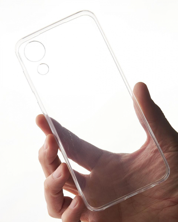 Силиконовый чехол WS для Samsung A03 Core прозрачный