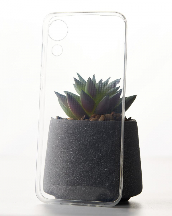 Силиконовый чехол WS для Samsung A03 Core прозрачный