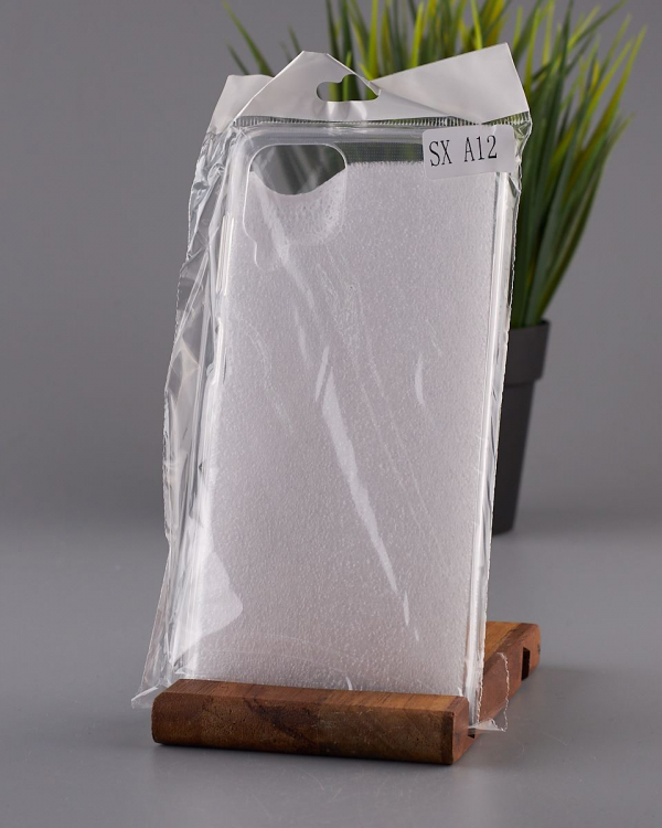 Силиконовый чехол WS для Samsung A12/M12/A12 Nacho прозрачный