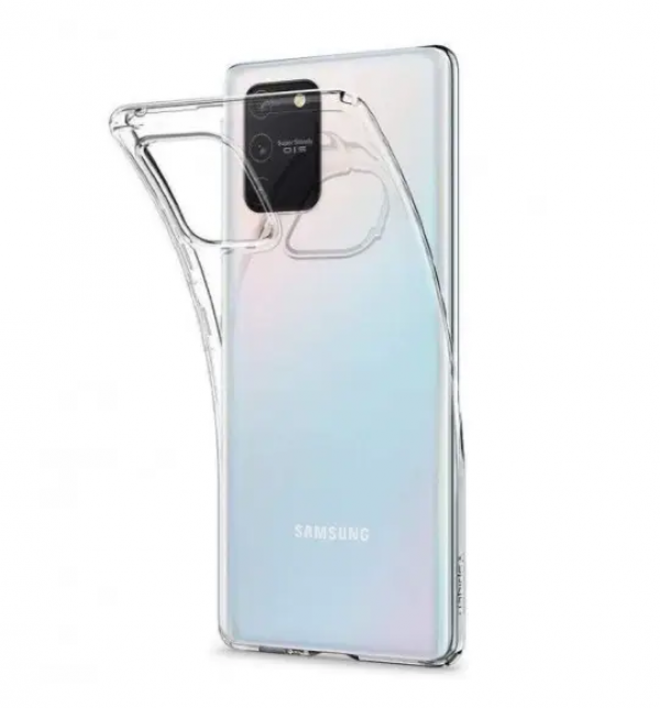 Силиконовый чехол WS для Samsung S10 Lite/A91 прозрачный