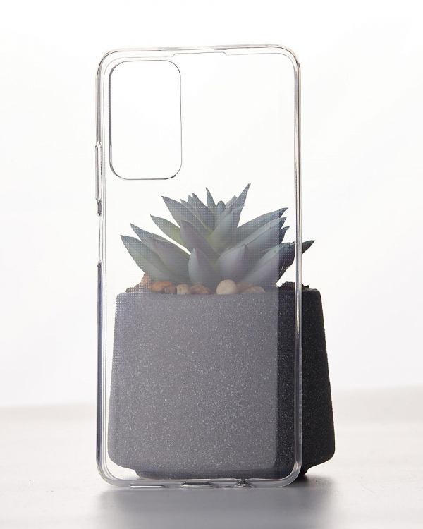 Силиконовый чехол WS для Xiaomi Poco M4 Pro 5G прозрачный