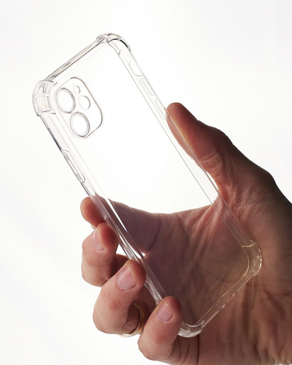 Силиконовый чехол WS SHOCKPROOF для iPhone 11 прозрачный