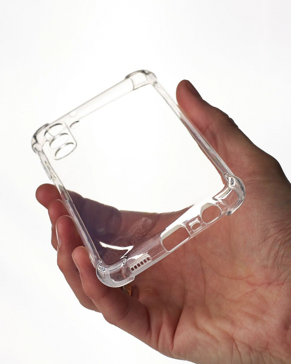 Силиконовый чехол WS SHOCKPROOF для Samsung A13 5G/A04S прозрачный