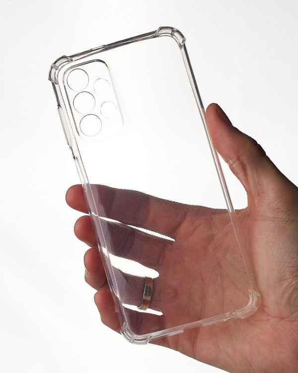 Силиконовый чехол WS SHOCKPROOF для Samsung A23 прозрачный