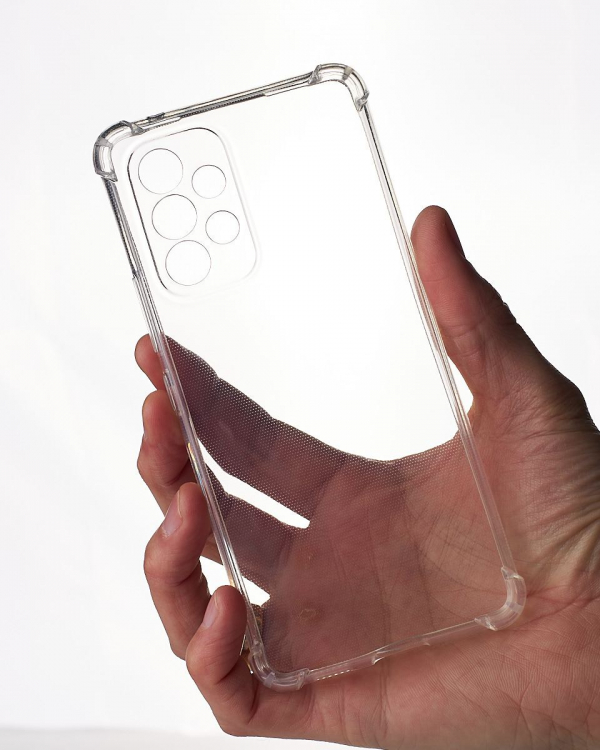 Силиконовый чехол WS SHOCKPROOF для Samsung A53 5G прозрачный
