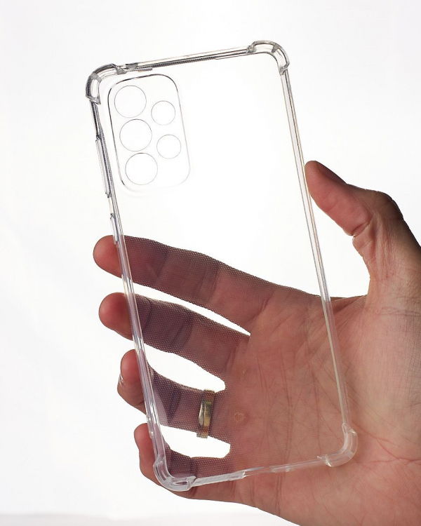 Силиконовый чехол WS SHOCKPROOF для Samsung A73 5G прозрачный