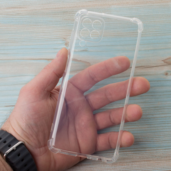 Силиконовый чехол WS SHOCKPROOF для Samsung M32 4G прозрачный