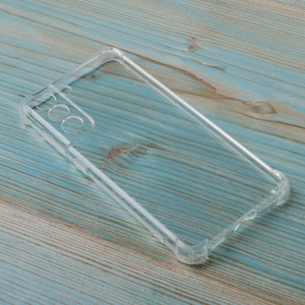 Силиконовый чехол WS SHOCKPROOF для Samsung S21 FE прозрачный