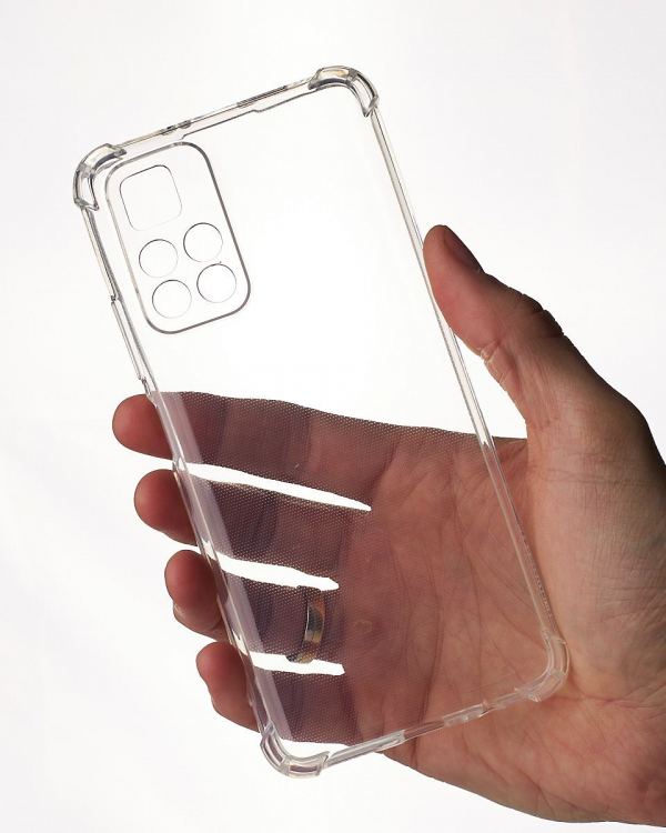 Силиконовый чехол WS SHOCKPROOF для Xiaomi Poco M4 Pro 5G/Redmi Note 11 5G прозрачный