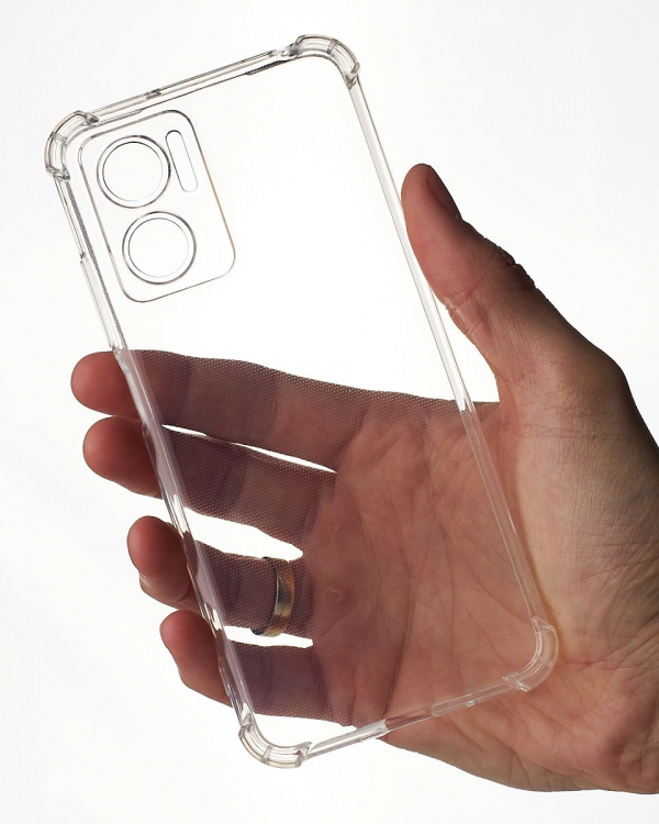 Силиконовый чехол WS SHOCKPROOF для Xiaomi Redmi 11 Prime 5G/Note 11E 5G/Poco M4 5G/Redmi 10 5G прозрачный