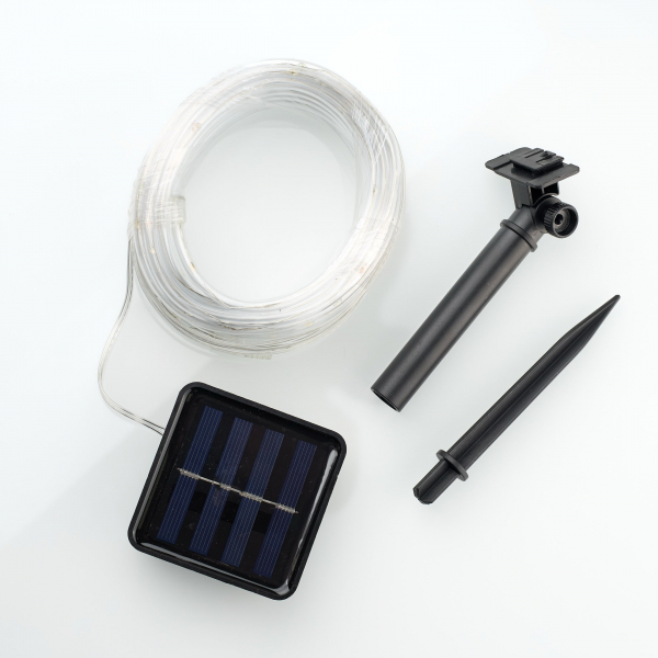 Led гирлянда 7м/50Led (солнечная батарея/медный круглый провод) 8 режимов IP67