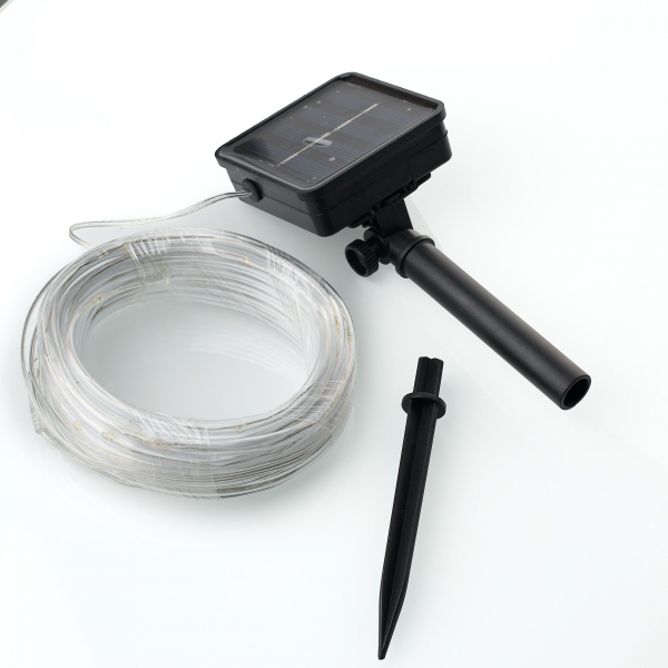 Led гирлянда 7м/50Led (солнечная батарея/медный круглый провод) 8 режимов IP67