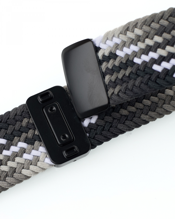Ремешок для часов UNIVERSAL "Nylon Braided Magnetic" 20 мм black and white