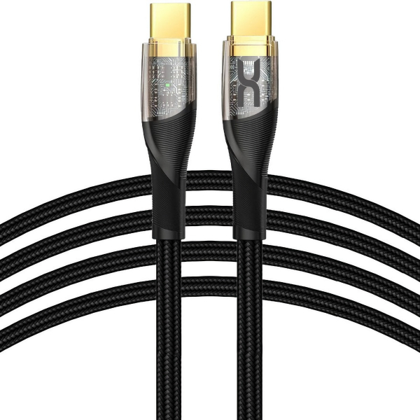 USB cable DC Type-C to Type-C (CL-23B) 60W черный