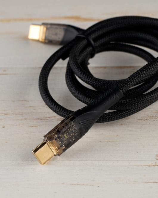 USB cable DC Type-C to Type-C (CL-23B) 60W черный