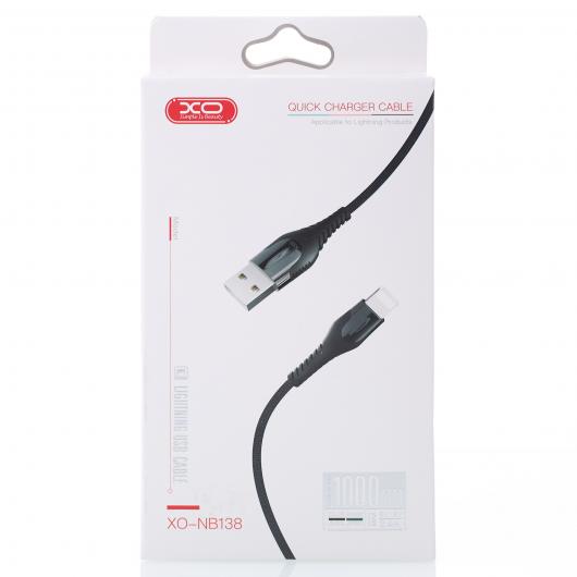 USB cable XO Lightning (NB138) темно-зеленый