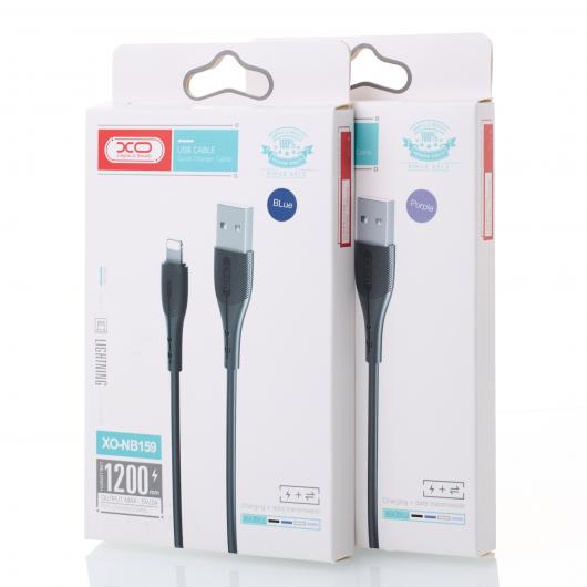 USB cable XO Lightning (NB159) 2A/1.2m синий