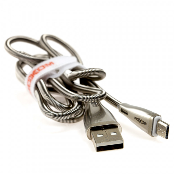 USB cable MOXOM micro USB (CC-31) серебряный