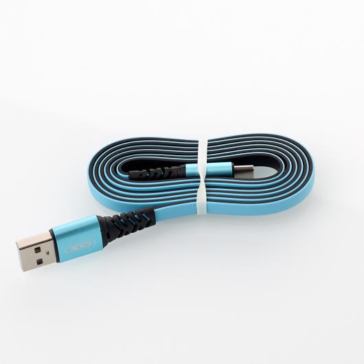 USB cable XO Type-C (NB154) TPE черный/синий