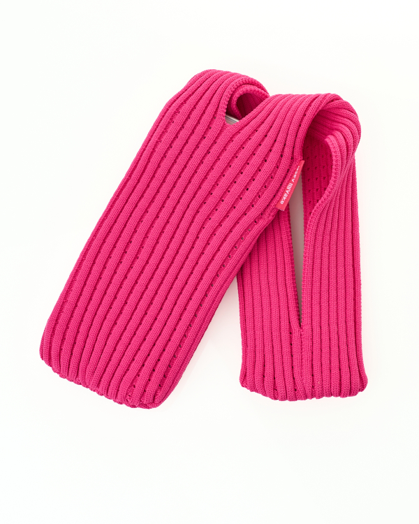 Вязаная сумка Pleated Pocket для iPhone (40 см) pink