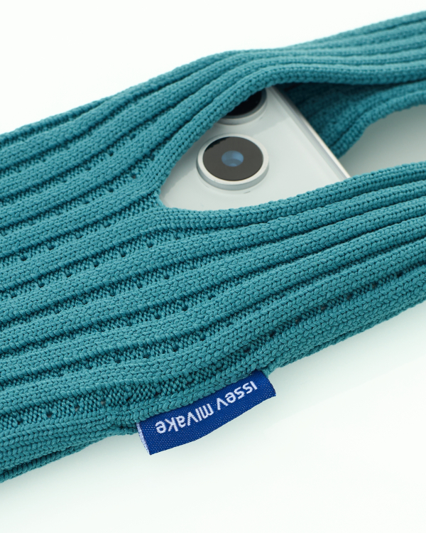 Вязаная сумка Pleated Pocket для iPhone (40 см) peacock