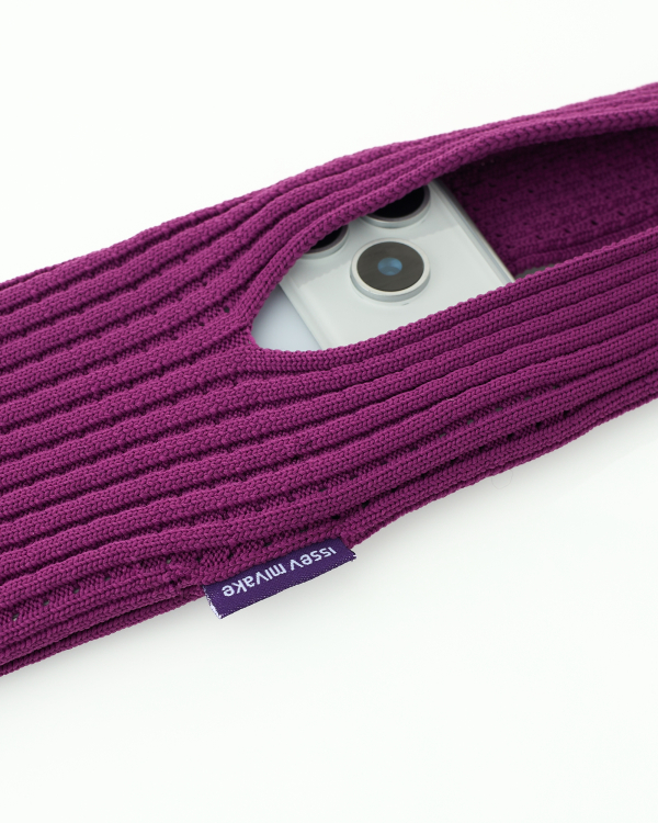 Вязаная сумка Pleated Pocket для iPhone (40 см) purple