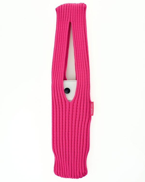 Вязаная сумка Pleated Pocket для iPhone (80 см) pink