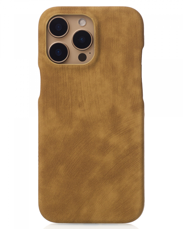 Чехол LEATHER Case для iPhone 16 Pro Max desert titanium