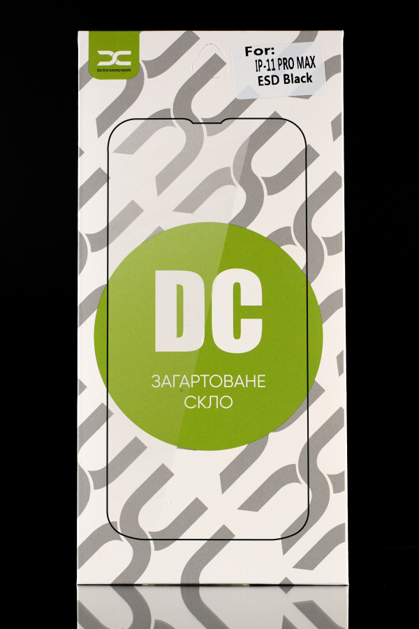 юЗащитное стекло DC для iPhone XS Max / iPhone 11 Pro Max черный