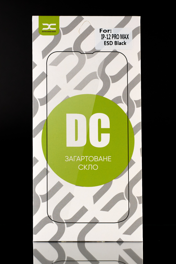 Защитное стекло DC для iPhone 12 Pro Max черный