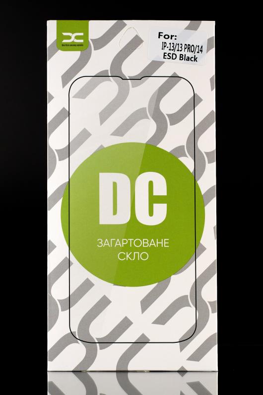 Защитное стекло DC для iPhone 13 / iPhone 13 Pro / iPhone 14 черный